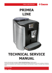 TECHNICAL SERVICE MANUAL PRIMEA LINE