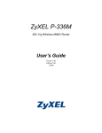 ZyXEL P-336M User's Guide V1.00 (Jan 2006)