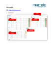 User guide - marmix.ch