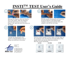 INSTITM TEST User's Guide - WIN