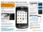 WDS 3.6.2 BlackBerry Quick User Guide