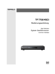 User guide for TF7700HSCI