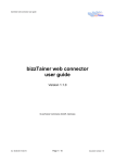 bizzTainer web connector user guide