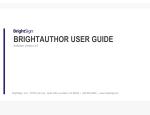 BRIGHTAUTHOR USER GUIDE