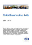 Online Resources User Guide