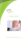 USER GUIDE - Axis biodental