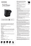 Worldwide Travel Adaptor User Guide
