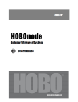 HOBOnode Outdoor Wireless System User's Guide