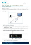 Quick user Guide VTX TV Decodeur TIPC6 Modem EN