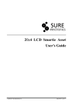 20x4 LCD Smartie Asset User's Guide