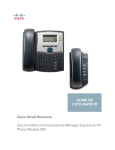 User Guide for Cisco SPA300 Series Phones (SPCP