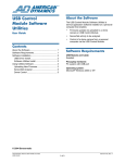 USB Control Module Software Utilities User Guide