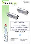ENENSYS DiviCatch User Guide - ASI / RF