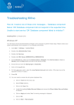 Troubleshooting NVivo - Resolving Database component errors