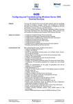 Configuring and Troubleshooting Windows Server 2008