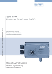 Operating Instructions Type 8791 Positioner SideControl