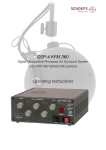 DSP-4 KFM 360 Operating Instructions