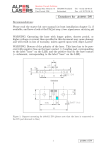 Datasheet for #sb811 DN Recommendations