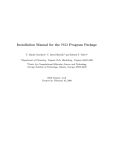 Installation Manual for the PSI3 Program Package