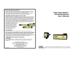 Optic Base Station™ User's Manual