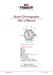 Quartz Chronographs User's Manual