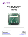 SUMIT-ISM / FEATUREPAK ADAPTER MODULE User Manual