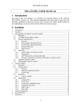 SPLATCHE: USER MANUAL - Population Genetics CMPG Lab