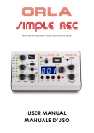 USER MANUAL MANUALE D'USO