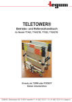 teletower user manual GERMAN
