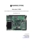 Hercules II-EBX User Manual - Diamond Systems Corporation