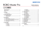 ROBO Master Pro USER'S MANUAL