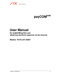 User Manual payCOMweb DTA-LSV