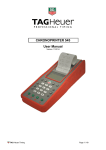 CHRONOPRINTER 545 User Manual