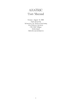ANATRIC User Manual - Paul Scherrer Institute