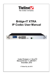 Bridge-IT XTRA User Manual v1.1