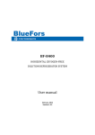 BF-H400 User manual