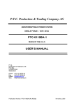 PTC-0110BA1 User Manual, Rev. B