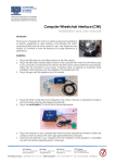 Computer Wheelchair Interface (CWI) Installation and user manual