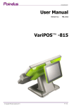 User Manual VariPOS™ -815