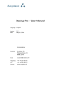 Backup Pro – User Manual