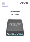 NetCube Desktop User's Manual - NetCube Intelligent Device