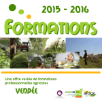 Catalogue de formation 2015 Vendée