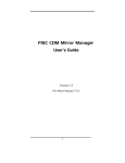 FISC CDM Mirror Manager User's Guide - ftp cdpro