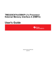 TMS320C6745/C6747 DSP External Memory Interface A User's Guide