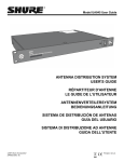 Shure UA845 User Guide (French)