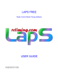 LAPS FREE USER GUIDE - R/C Racing TheVillages