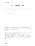 LEAP USER GUIDE - Recherche : Service web