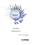 User Guide TWS Recorder V2.1