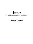 Janus Communications Controller User Guide