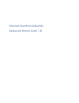 Microsoft SQL Server User Guide